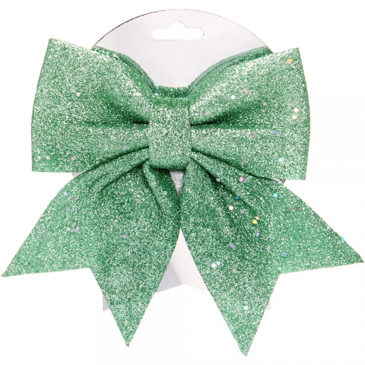 Украшение декоративное "Бант" 15*20см "Шик" цв.мятный арт.185-0849