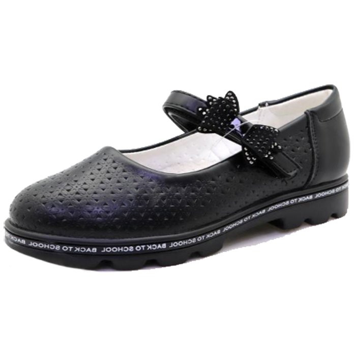 Туфли для девочки (Кумир) черный верх-искусственная кожа подкладка-искусственная кожа размерный ряд 37 арт. RC82_MC8-238