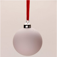 Шар пластик 08см матовый цв.пудровый 133 арт.РШ2133