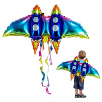Крылья ракеты "Переливы" надувные с завязками арт.2001-9463