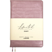 Ежедневник А5 недат. к/з deVENTE "Barbara" розовый, крем.бумага, 136л, 2 ляссе арт.2234673