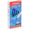 Ручка шар. н/проз.корп. (Luxor) InkGlide 100 Icy синий, 0,7мм, игла, масло, трехгран. кор. (Ст)