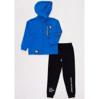 Комплект для мальчика арт.DMB 4977 размер 28/104-32/128 (толстовка+брюки) цвет василек