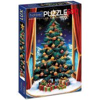 Пазл 500 элементов PREMIUM Новогоднее чудо (Hatber) LUX матовая ламининация 3D фольга арт.500ПЗ2лоф_34880