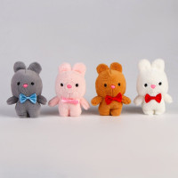 Игрушка мягкая "Зайка" 12*7см цв.МИКС арт.10645809