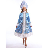 Костюм взрослый Снегурочка Волшебная р.46 арт.3034 к-23-164-46