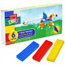 Пластилин 6 цветов 120 грамм (FORUM) Office Collection KIDS Зверята со стеком картонная коробка арт.FPL-106-Z