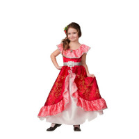 Костюм Д (ПРИНЦЕССА) Елена из Авалора (платье,пояс,аксессуары) р.30/116-38/146 ткань арт.1924