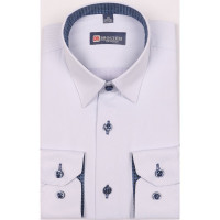 Сорочка детская приталенная длинный рукав размерный ряд 29/116-122-36/158-164  цвет сирень Brostem арт.ZHX004d**