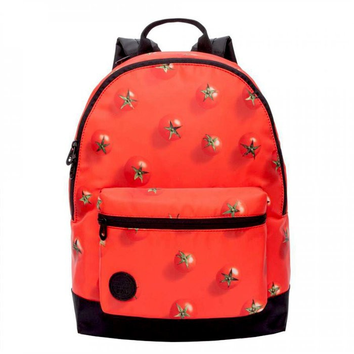 Рюкзак для девочки (Grizzly) арт RX-022-6 помидоры 30х41х12 см