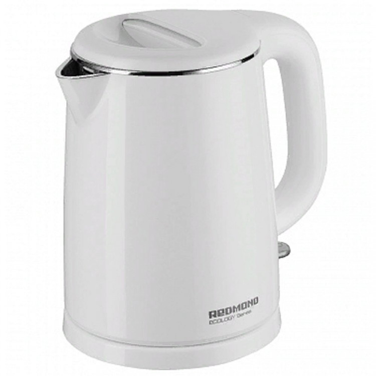 Чайник пластиковый 1л Redmond, 800-100Вт, белый, RK-M1571