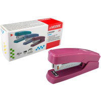 Степлер №24 (20л) пластиковый deVENTE Trend брусничный арт.4142510