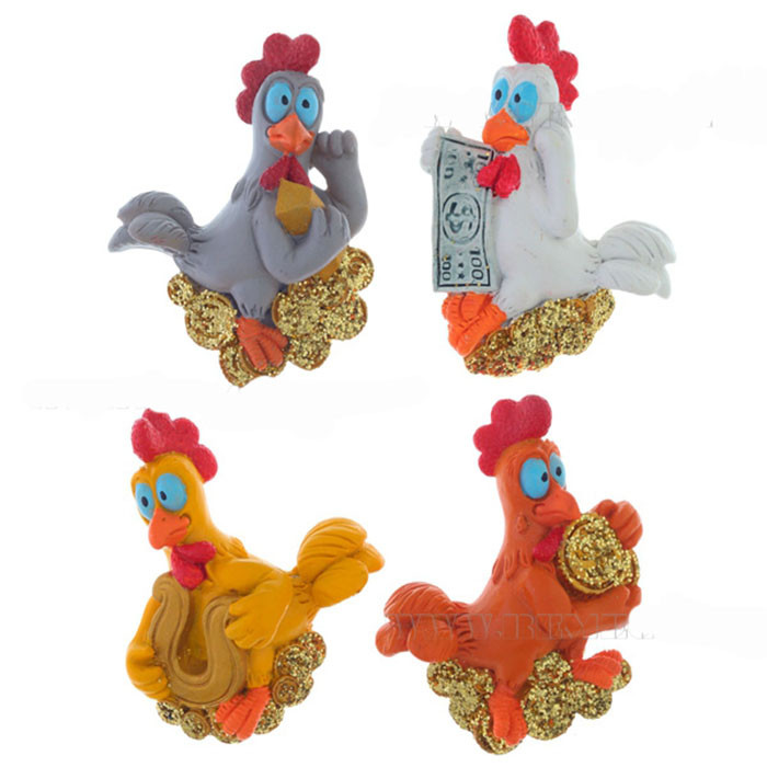 Магнит символ года петушок 2,2см асс. Арт.238866