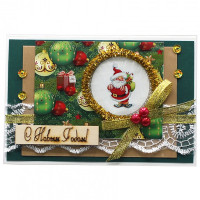 Открытка "С Новым Годом!" ручная работа арт.5СО-00135