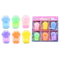 Ластик с роликом для сбора крошек (Mazari) Лапки фигурный ассорти арт.TB6518