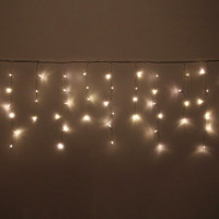 Гирлянда эл.д/улицы подвесная Бахрома 5*0,4/0,6м 180LED (св.провод) цв.т.белый мерц. арт.183-221