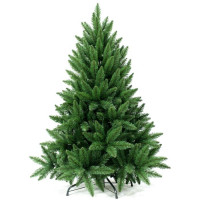 Елка 130см "Корона" (хвоя ПВХ, ветки отгибные, подставка металл.) арт.1011713