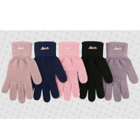 Перчатки для девочки (Полярик) арт.TG-636 размер 16 (9-10л) цвет в ассортименте