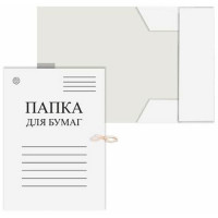 Папка для бумаг с завязками "ДЕЛО" 360г/м2 немелованный картон арт.D00527 (Ст.170)