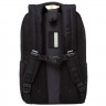 Рюкзак для мальчиков (Grizzly) арт RU-337-1/3 черный-кирпичный 29х43х15 см
