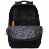 Рюкзак для мальчиков (Grizzly) арт RU-337-1/3 черный-кирпичный 29х43х15 см