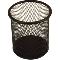 Подставка для пишущих принадлежностей "deVENTE" 9x9x9,8 см, круглый, сетчатая металлическая, черная арт.4104719 (Ст.12)