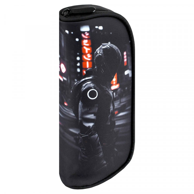 Пенал-косметичка 1 отделение Феникс Гонщик в шлеме 205х90х55мм сублимационная печать арт.72109