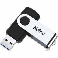 Флеш диск 16GB USB 2.0 Netac U505 черный/серебристый