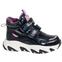 Ботинки для девочки (Сказка) черный верх-искусственная кожа подкладка - байка артикул R038865528BK