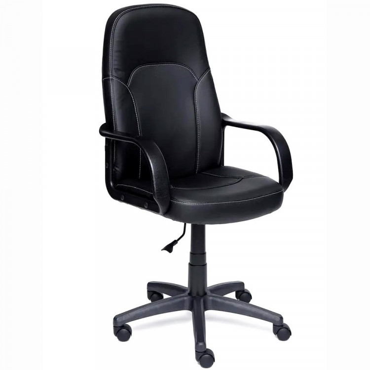Кресло для руководителя пластик/эко-кожа PARMA черный (36-6)