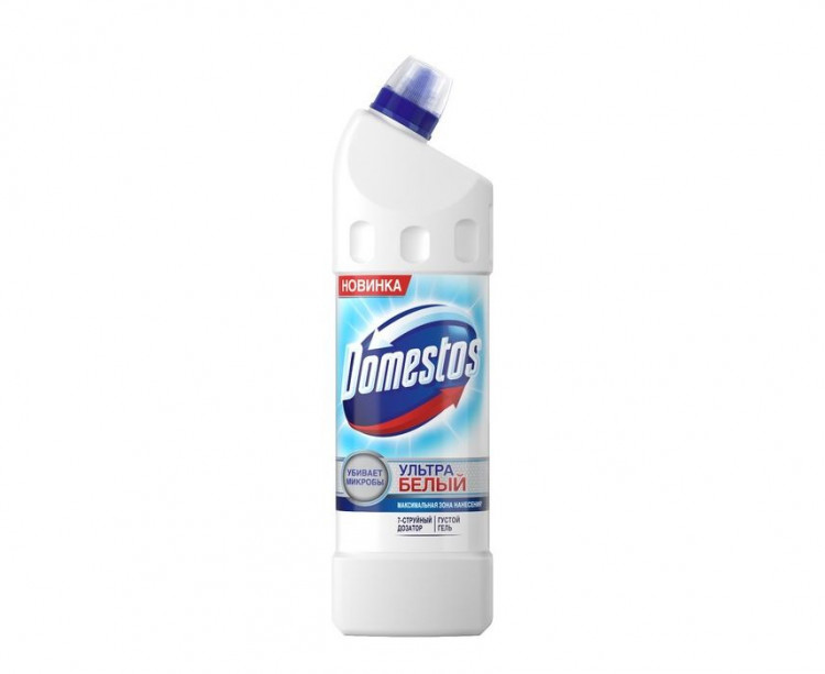 Чистящее средство для сантехники Domestos 1000мл Ультра Блеск (Ст.12)