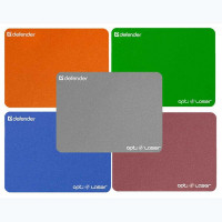 Коврик для мыши игровой Defender,Silver Opti-Laser (220х180мм) каучук ассорти