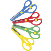 Ножницы детские 130мм пластиковые ручки (deVENTE) Cosmo с усилителем и защитой арт 8010309