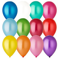 Шар воздушный 25шт/наб. 36см "Металлик" арт.1101-0093