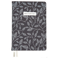 Ежедневник А5 недат. к/з deVENTE "Lilian" серый, 160л, 2 ляссе арт.2334608