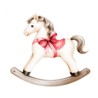 Салфетки бумажные 20*20см 2 слоя 20шт/уп. Bouquet "Лошадка" арт.25494