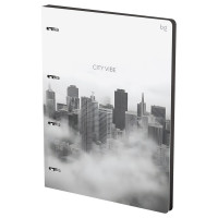 Тетрадь на кольцах А4 клетка 120 листов (BG) Cityi матовая ламинация арт.ТК4к120_лм 57843