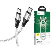 Кабель USB Type-C -Type-C HOCO X50,2.0м,5А цв.серый