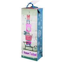 Пакет подарочный 12,5*34,5*8,3см бумажный арт.79937