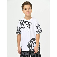 Футболка для мальчика арт.4494 цвет светло-серый