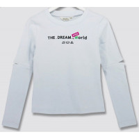 Джемпер для девочки арт.Deloras 21930 размер 34/134-44/164 цвет белый