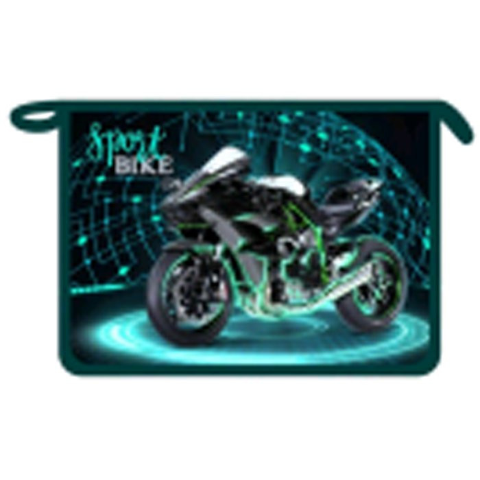 Папка школьная для труда А4 на молнии (ЛИСТ-АРТ) Мотоцикл тюнинг арт ТП-07-195