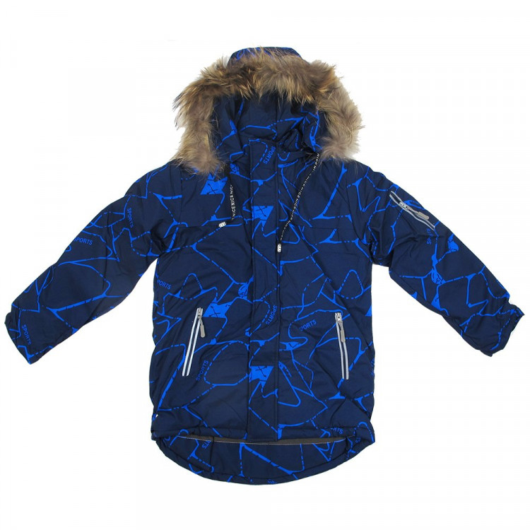 Куртка зимняя для мальчика (ZI TONG) арт.sdh-KF2055-1 цвет синий
