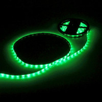 Гирлянда электрическая для дома лента-самоклейка 05м 300LED цвет зеленый (темный провод) артемный 542-353