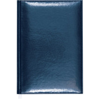 Ежедневник А5 недат. к/з Attomex "Visa" темно-синий, 136л, 2 ляссе арт.2034626