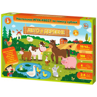 Игра настольная Квест. Лето в деревне на поиск дублей (ДК) арт.05756