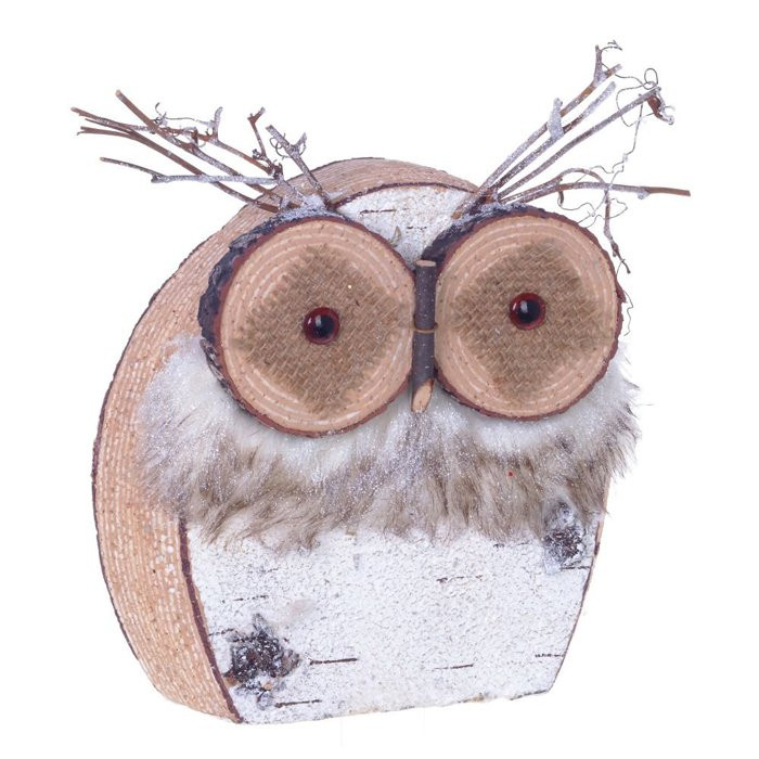 Игрушка декоративная "Сова" 26см арт.741681