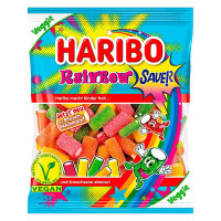 Жевательный мармелад Haribo Rainbow Fizz ((радужная шипучка)  160гр  (Ст.40)