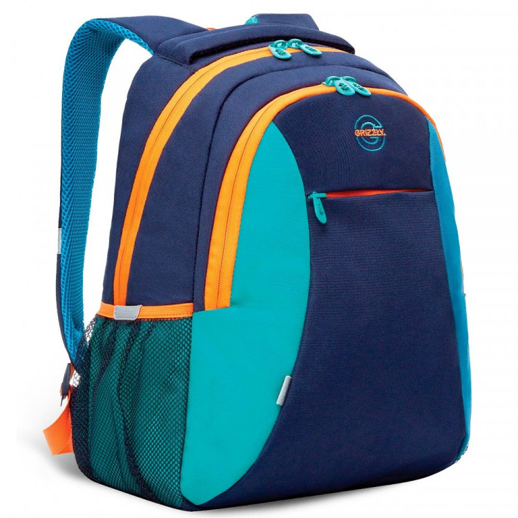 Рюкзак для девочек школьный (Grizzly) арт RD-242-3/2 спорт 31х42х18см