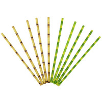 Трубочки для коктейля "Бамбук" 12шт/наб. арт.6065416